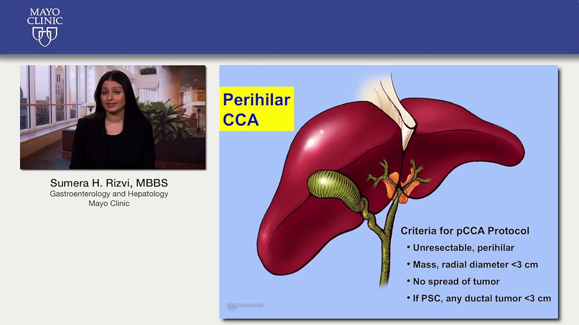 Cholangiocarcinoma - Sumera H. Rizvi, MBBS
