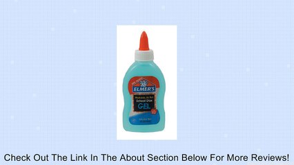 Elmer's Washable No-Run School Glue Gel, 4 oz Bottle, Blue (E364) Review