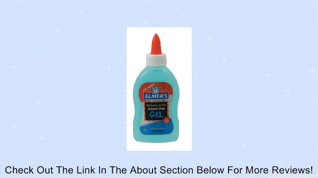 Elmer's Washable No-Run School Glue Gel, 4 oz Bottle, Blue (E364) Review