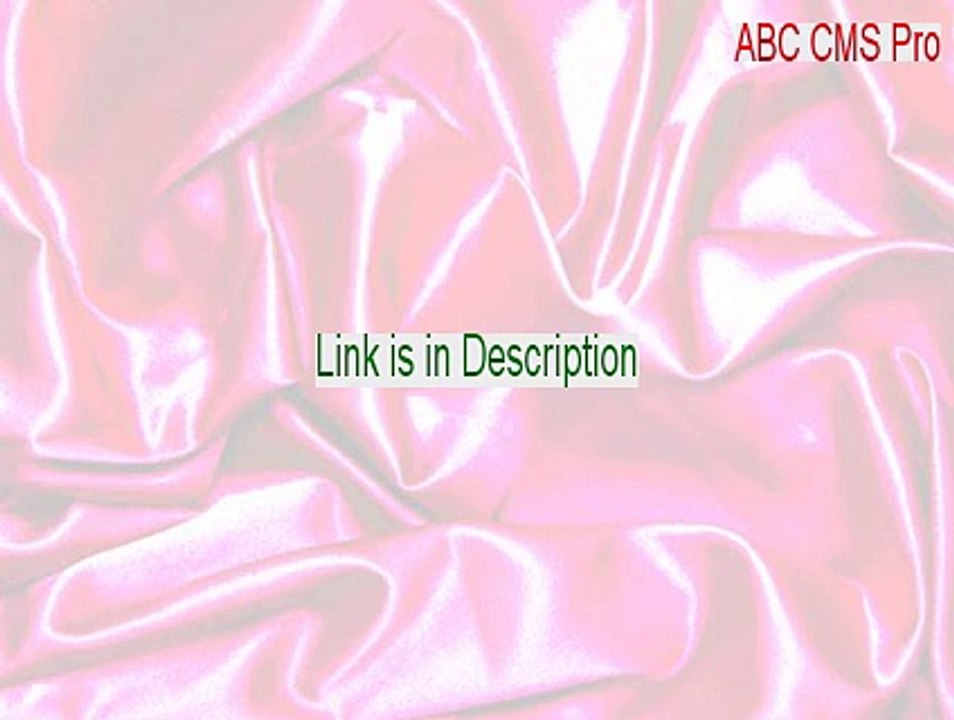 ABC CMS Pro Serial [Download Now]