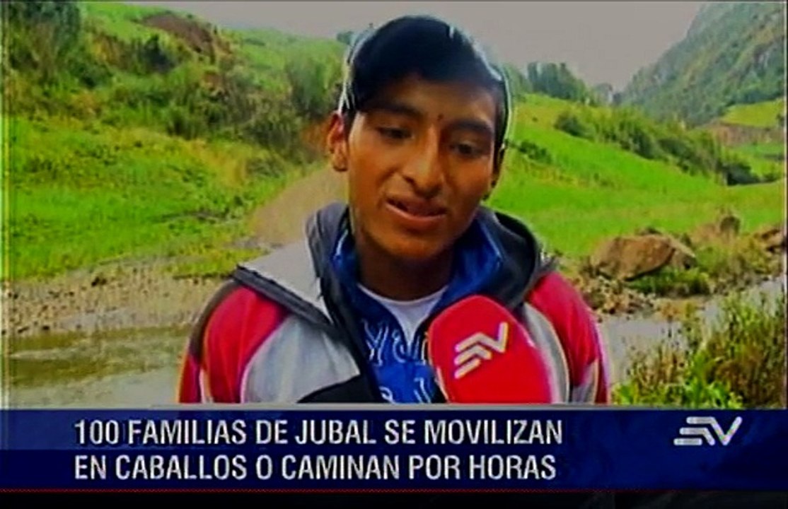 Comunidad de Chimborazo sin puente