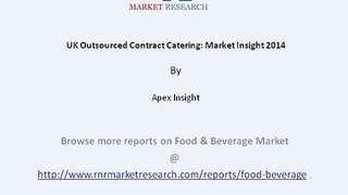 UK Outsourced Contract Catering Market Forecast and Risk Associated