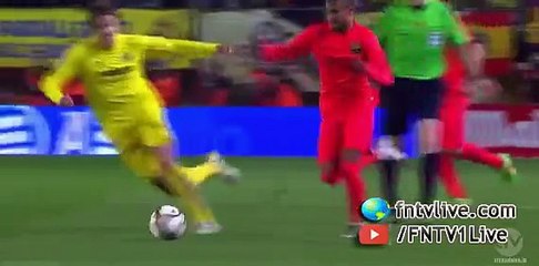 Tomas Pina Red Card For Injury Of Neymar Vs Barcelona