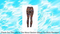 ShoSho Women's Plus Size Fleece Lined Colorful Tribal Print Leggings Review