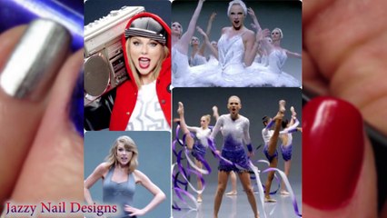 Taylor Swift Shake It Off Nail Art Inspired by the Music Video!