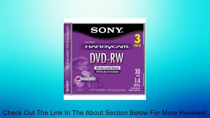 Sony DMW 30R2H - DVD-RW (8cm) x 3 - 1.4 GB - storage media (3DMW30R2H) - Review