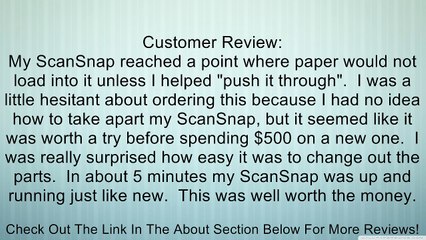 FUJITSU CG01000-510501 ScanAid scanner consumable kit Review