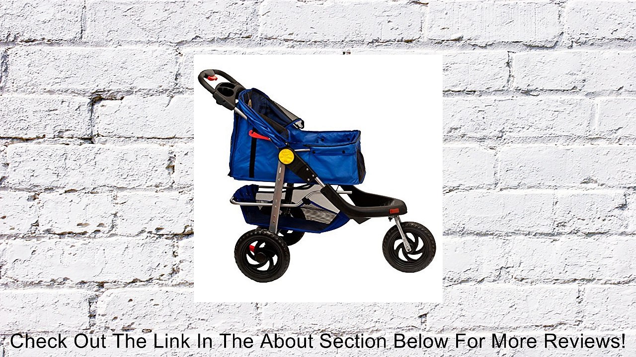 Lucky Lola One Hand Closure Folding 3 Wheel Dog Cat Pet Jogging Stroller Carrier Review