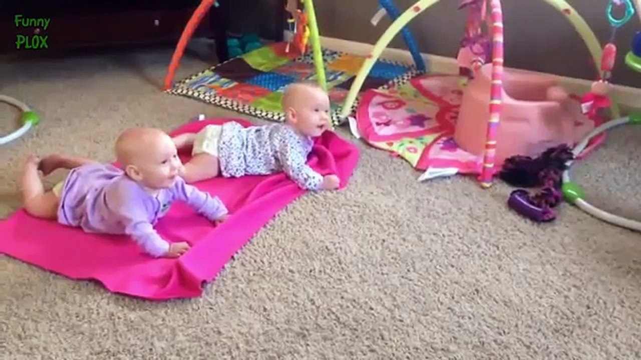 Funny Twin Babies Laughing Compilation