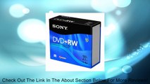 Sony 10DPW47R2 4X 4.7 GB DVD plus RW Discs 10-Pack (Discontinued by Manufacturer) Review