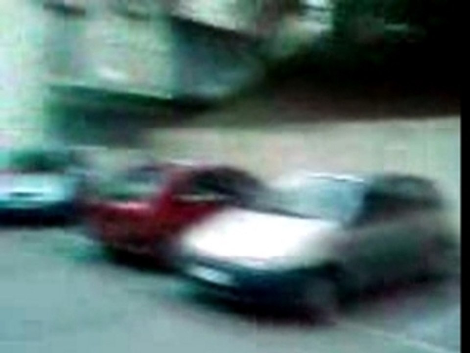 Voiture retournè