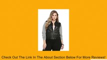 Knit Sleeve Faux Leather Bomber Jacket Review