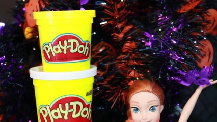 Frozen PLAY DOH Candy Corn Halloween Disney Princess Anna Playdough Creation
