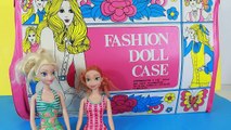 Frozen Surprise Giant Box Elsa Anna Barbie Toys Dress Doll Case Disney Princess Surprise Stickers