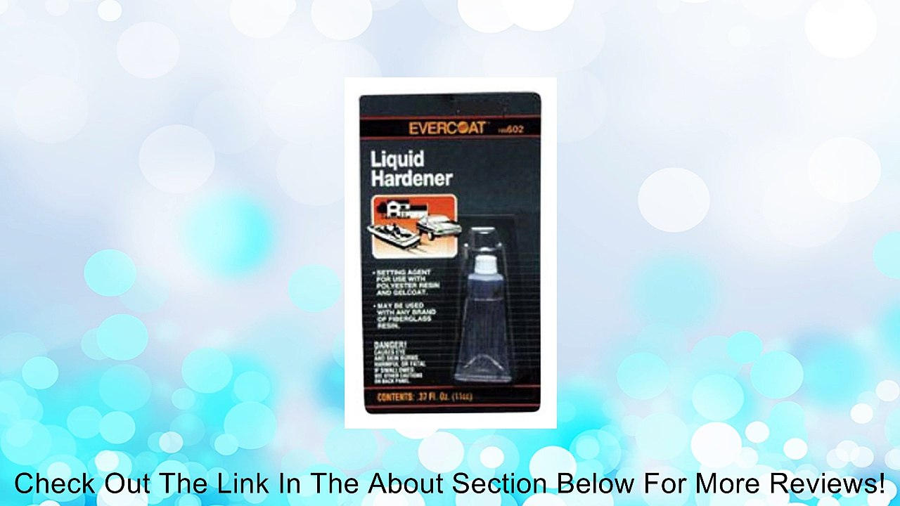 Fiberglass Evercoat Hardener Liquid Review
