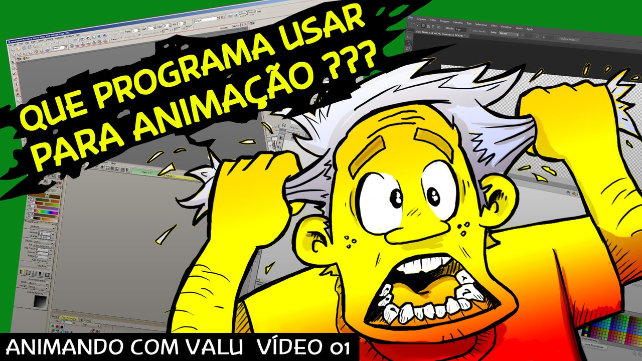Como fazer desenhos Animados - video 1 introdução