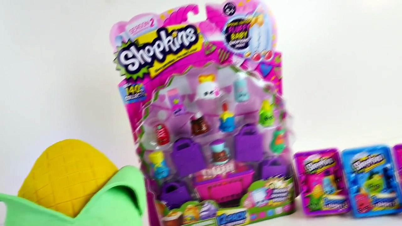 play doh surprise eggs shopkins