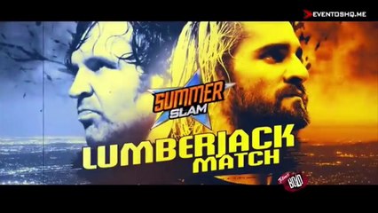WWE SummerSlam 2014 Dean Ambrose Vs Seth Rollins En Español Latino Completo