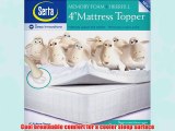 Serta 4-Inch Dual Layer Mattress Topper Queen