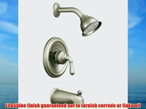 Moen T2449BN Monticello Posi-Temp Tub and Shower Trim Kit without Valve Brushed Nickel