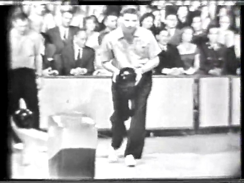 Jackpot Bowling January 2 1961 with Milton Berle & Jack Dempsey