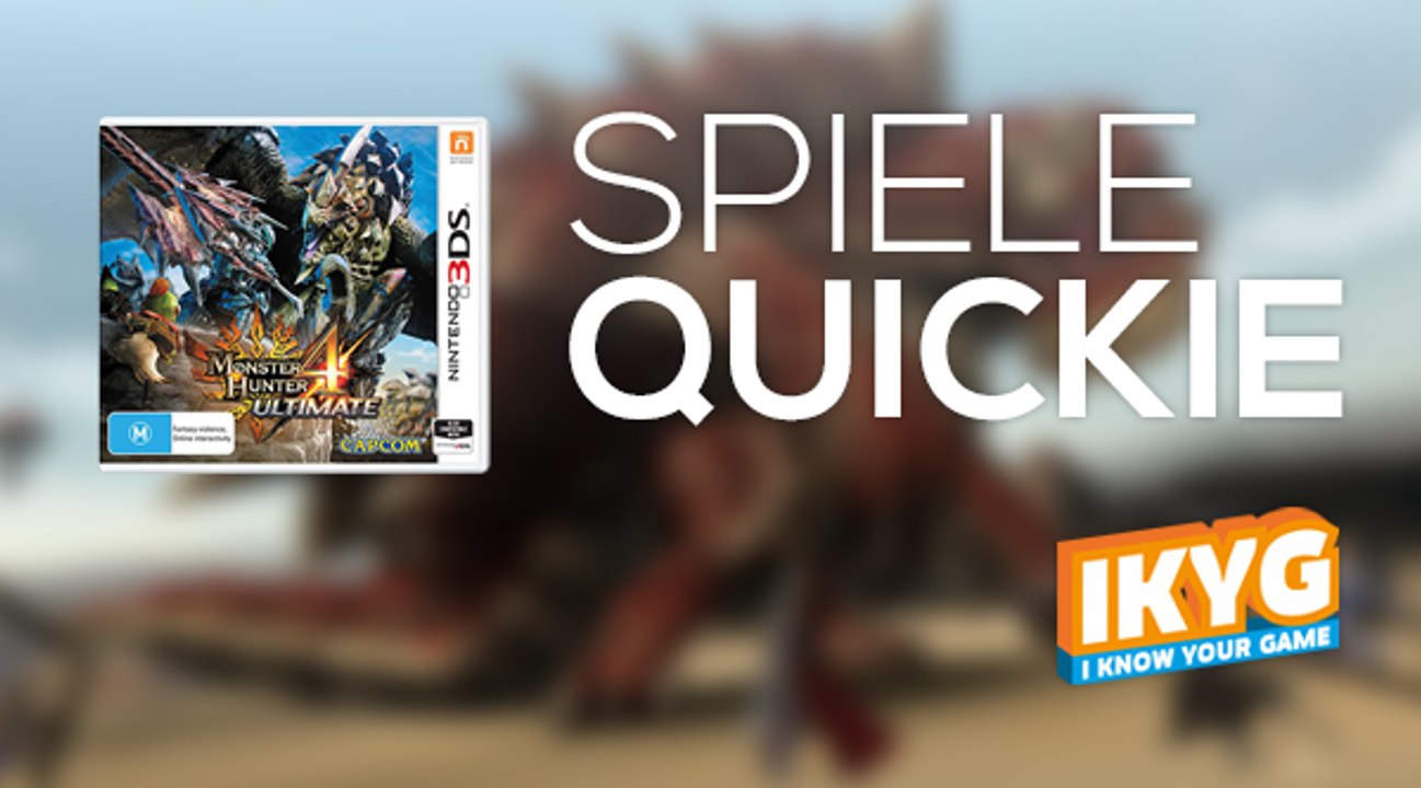 Der Spiele-Quickie - Monster Hunter 4 Ultimate