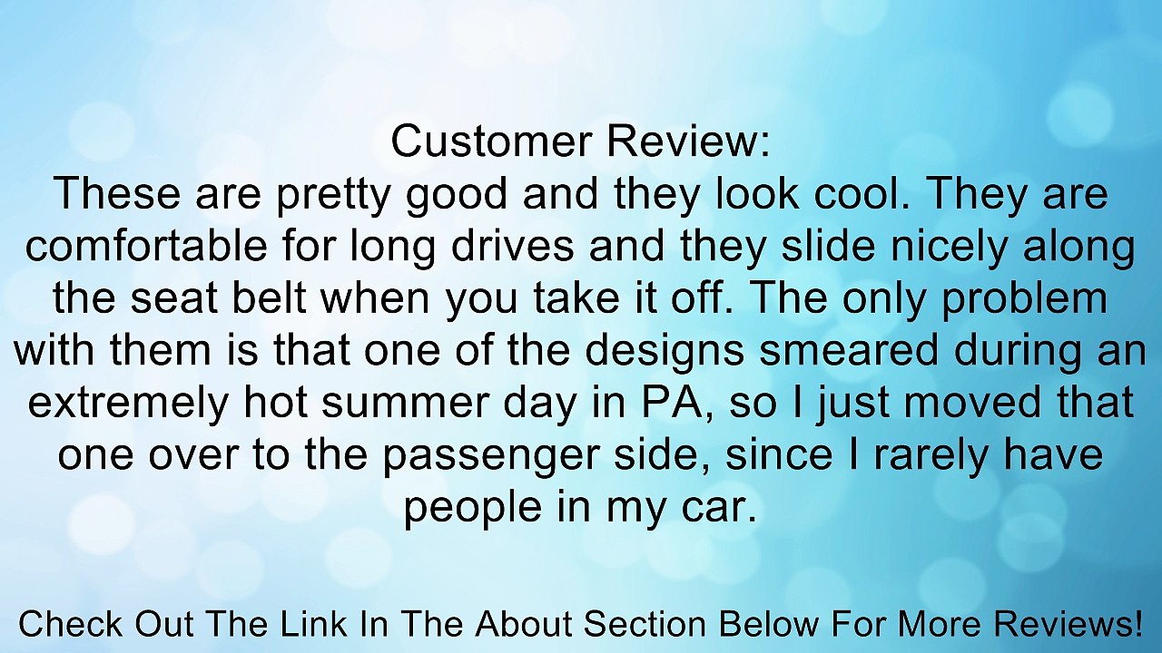 Seat Belt Shoulder Pads - NFL Football - Philadelphia Eagles - Pair Review