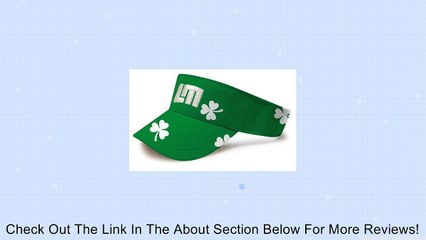 New Loudmouth Golf Shamrocks Fancy Visor Green/White Review