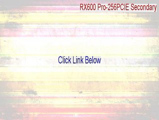 RX600 Pro-256PCIE Secondary Cracked - Free Download (2015)
