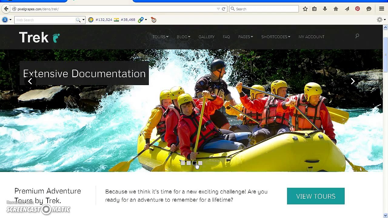 Trek WordPress Theme - Trek Theme Download