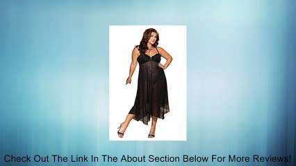 Plus Size Chiffon Long Gown Sleepwear Lingerie Review
