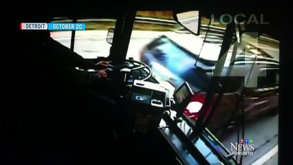 bus driver falls asleep