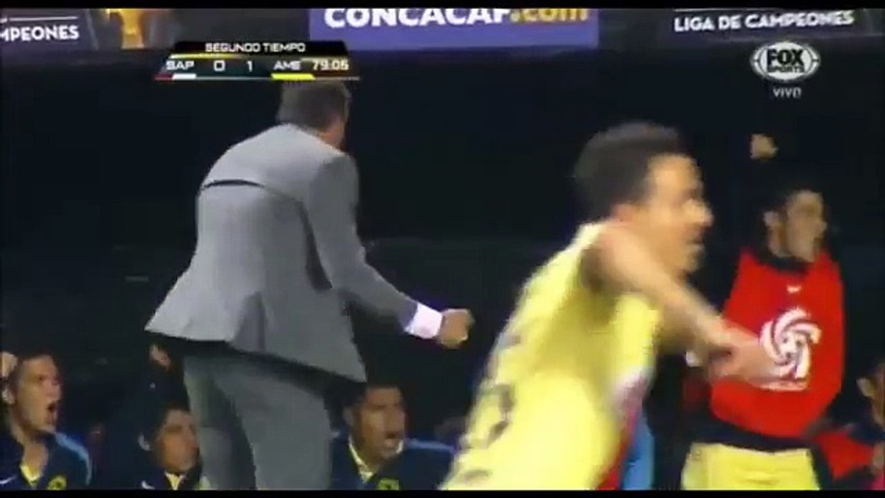 America Vs Saprissa  Gol Highlights Cuartos De CONCACAF Champions League 05.03.2015