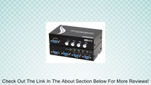 Panlong� 4-Port VGA Video Audio Manual Switch Switcher Box (VGA   3.5mm Audio) for PCs sharing Monitor/Projector Review