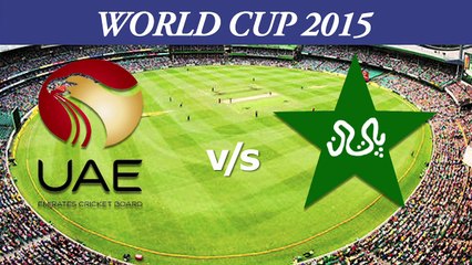2015 WC PAK vs UAE UAE skipper after losing to Pakistan