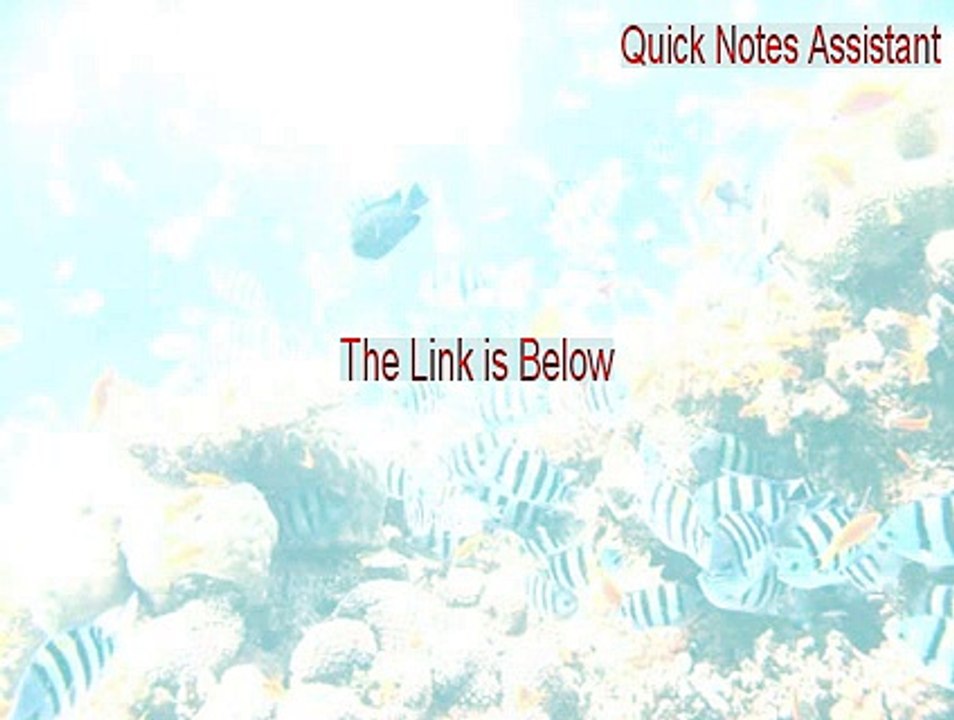 Quick Notes Assistant Full - Quick Notes Assistant