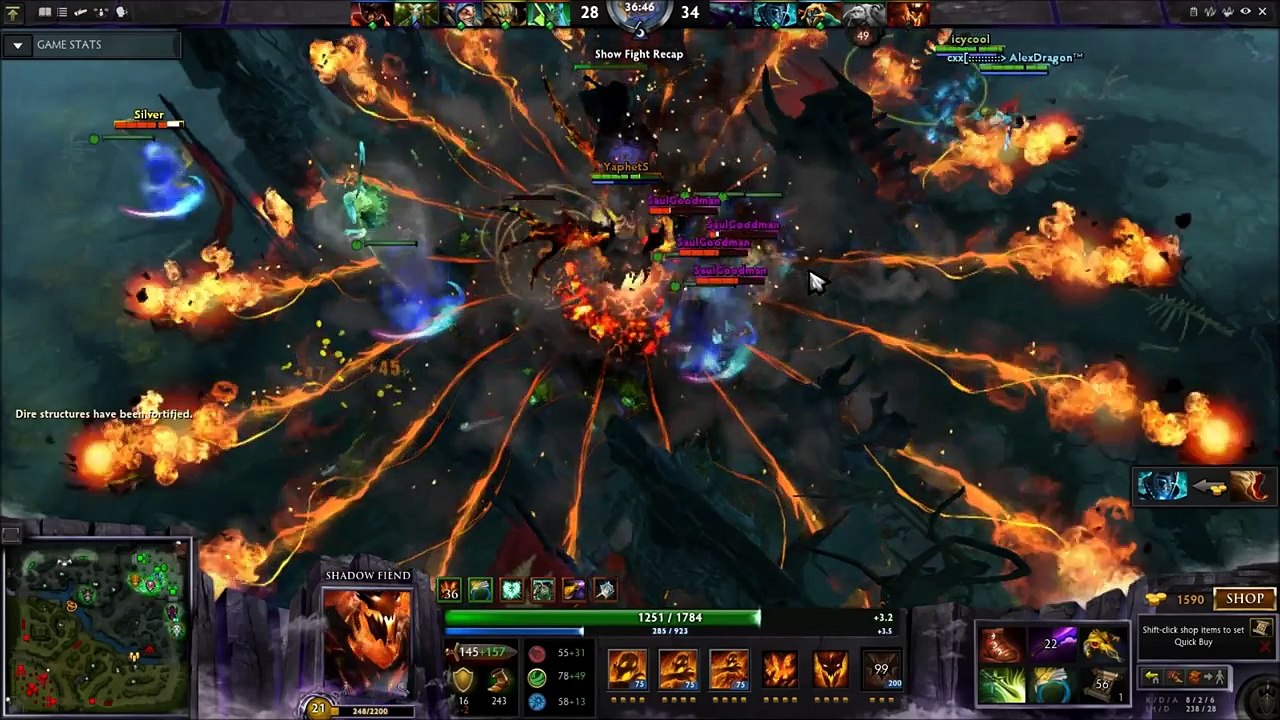 Dota 2 YaphetS Shadow Fiend Rampage