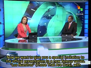 New Telesur series: "Los Nuestros," with Paco Ignacio Taibo II