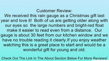 Headwind Consumer Products 820-0002A Jumbo Rain Gauge, 26-In. Review