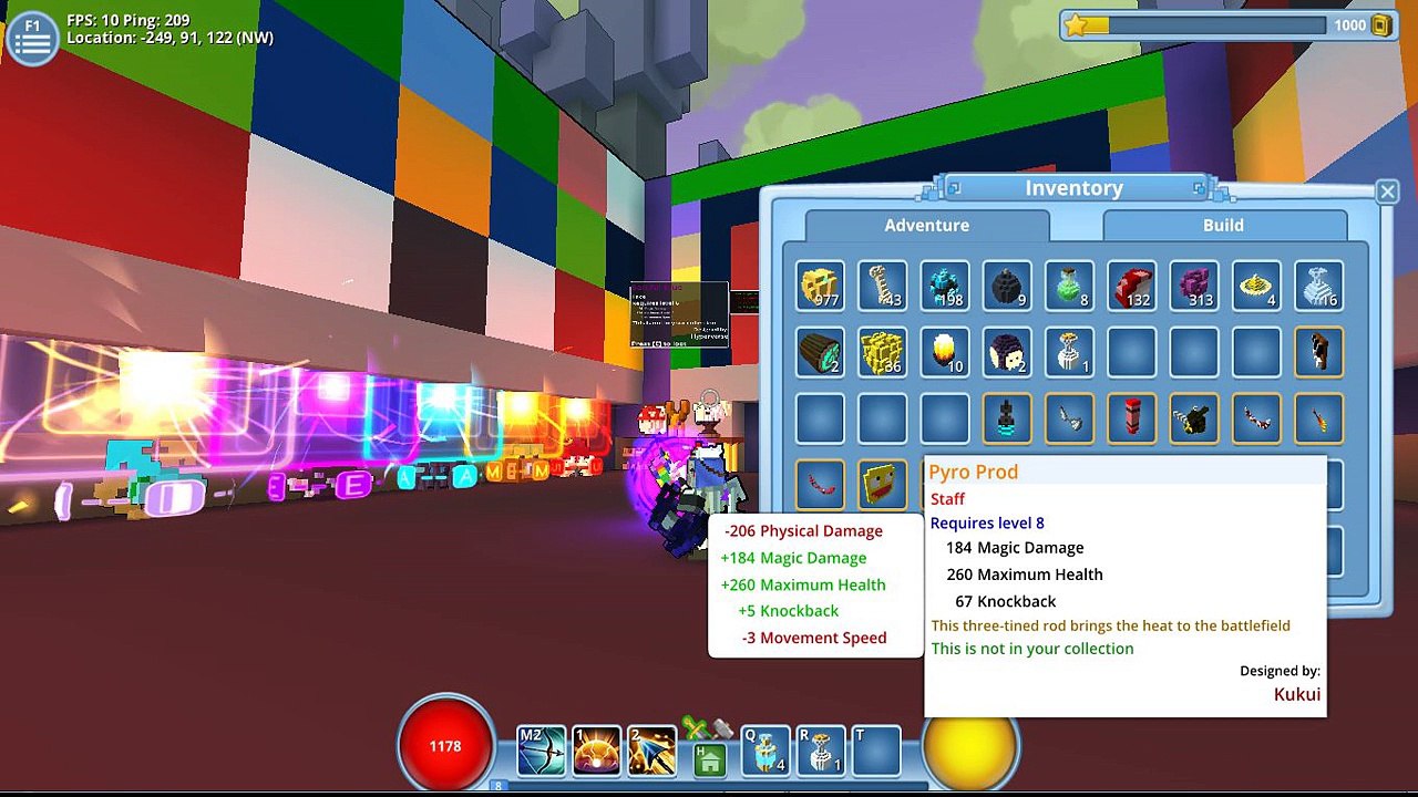 Trove wearing new items