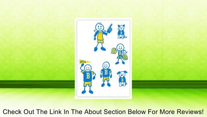 NCAA UCLA Bruins Small Family Decal Set Review