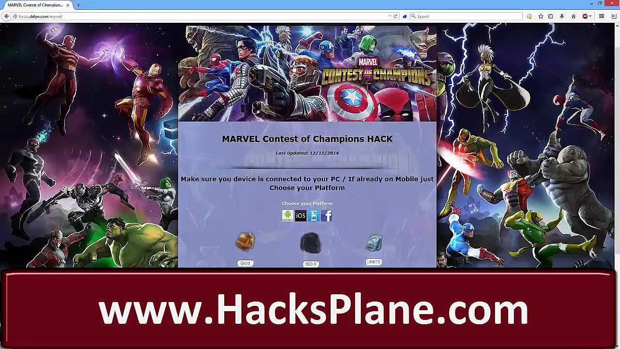 Marvel Contest of Champions Triche Sans Offre For Francais
