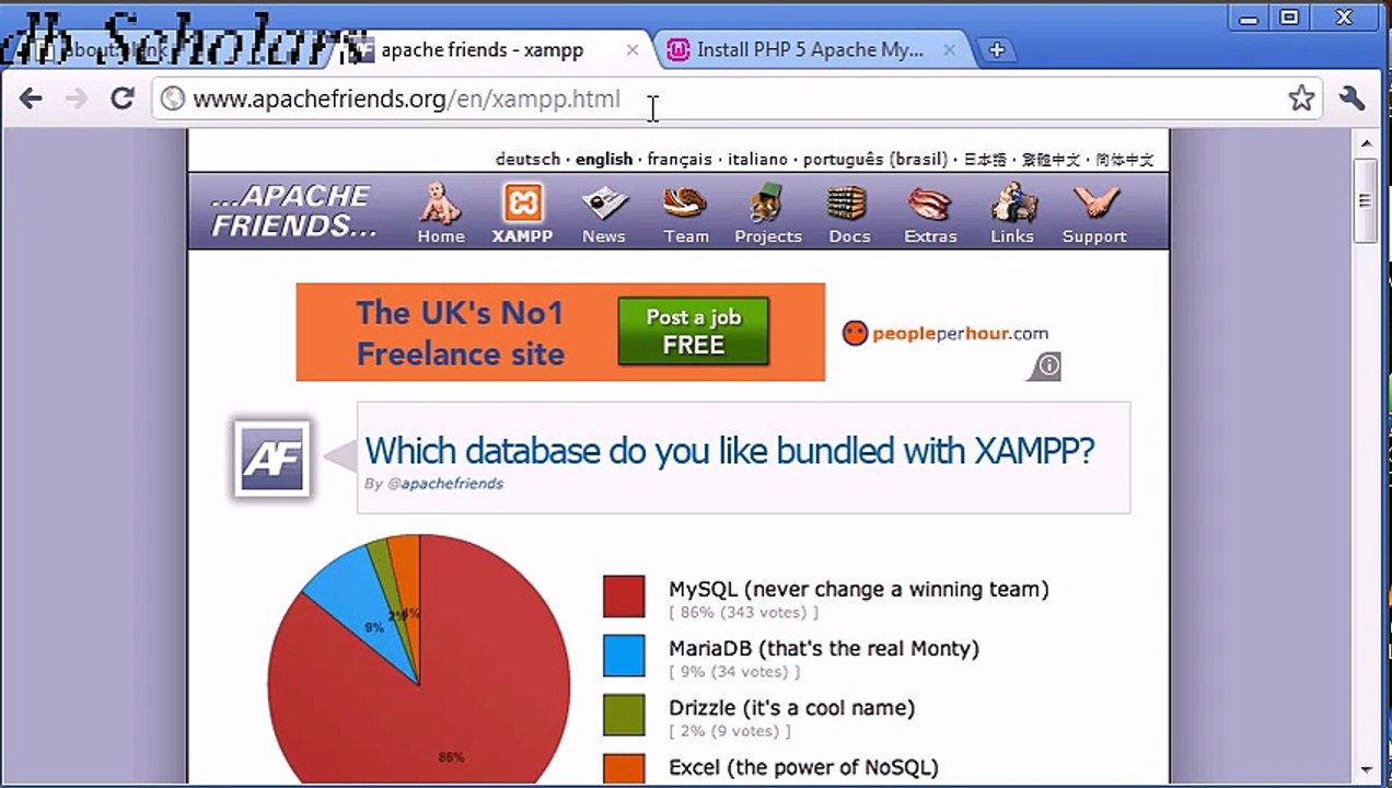 PHP Lecture(2) Installing XAMPP Part 1_x264