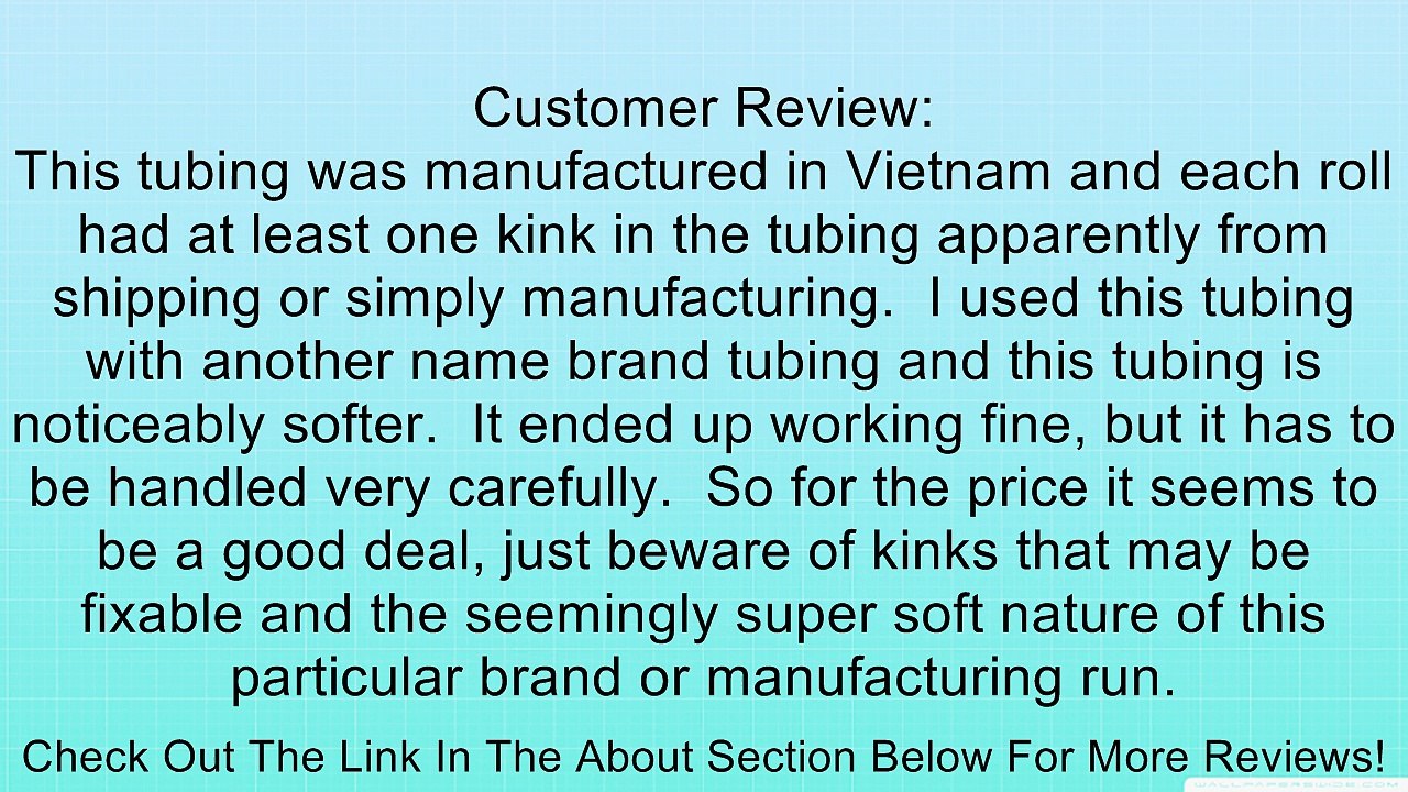 1/4"x50' COP Tube Review