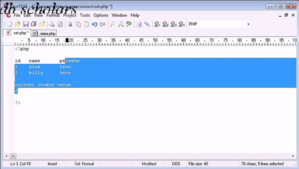 PHP Lecture (73) Setting PHP Sessions_x264