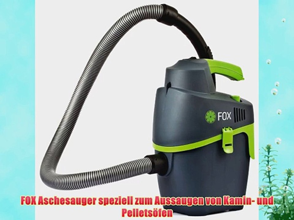 Fox aschesauger speziell zum aussaugen von kamin- und pellets?fen