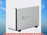 Synology DS214se 2x SATA 800 MHz Bundle mit 2x 3000GB