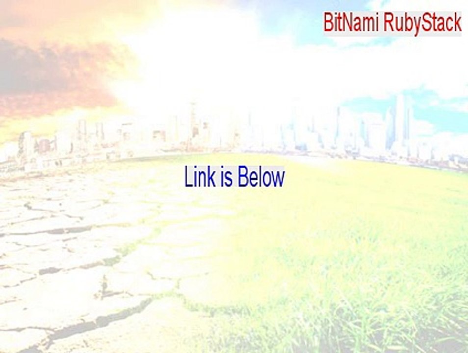 BitNami RubyStack Cracked (BitNami RubyStackbitnami rubystack)