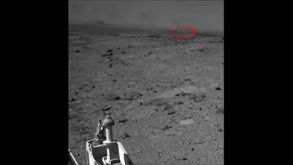 Mars - Unidentified Object Flying Above Surface