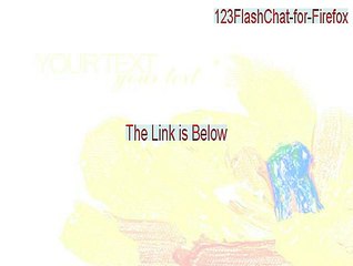 123FlashChat-for-Firefox Download Free - Instant Download 2015